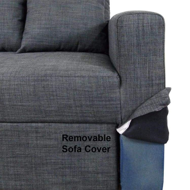 Bowen Sofa Bed, Grey - Home And Style