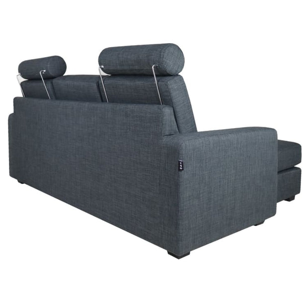 Carine L Shape RIGHT Side when Seated - Grey - Home And Style