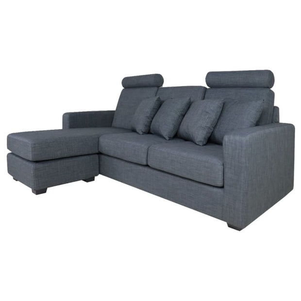 Carine L Shape RIGHT Side when Seated - Grey - Home And Style