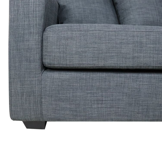 Darah L Shape LEFT Side when Seated - Grey - Home And Style