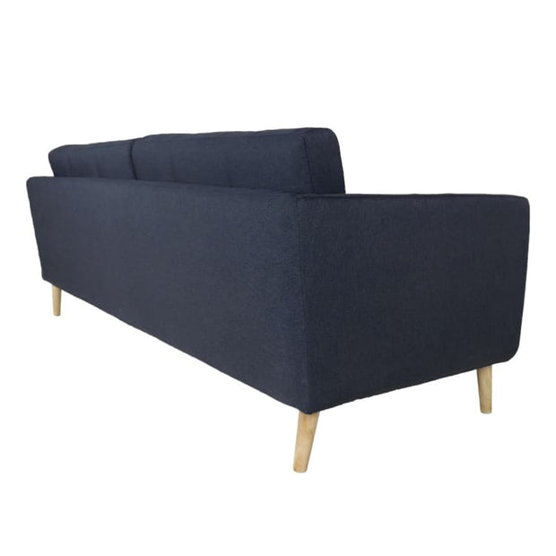 Eddie 3 Seater Sofa, Dark Grey - Home And Style