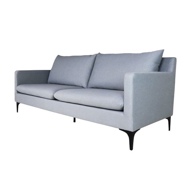 Hayley 3 Seater Sofa, Light Grey - Home And Style