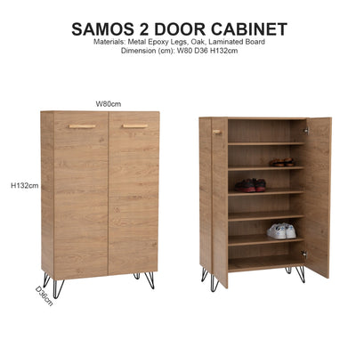 Samos 2 Door Multi Function Cabinet