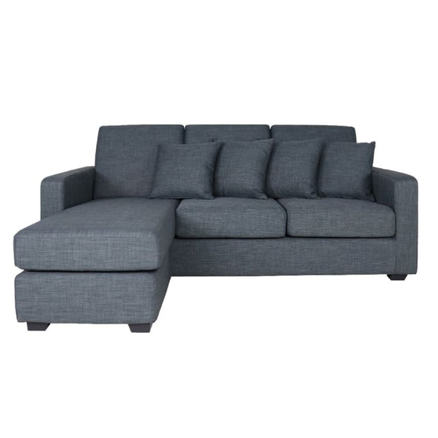 Anderson L Shape RIGHT Side when Seated - Grey - Home And Style
