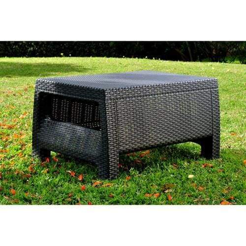 Corfu 2 Seater Sofa Grey Colour by Keter - Home And Style