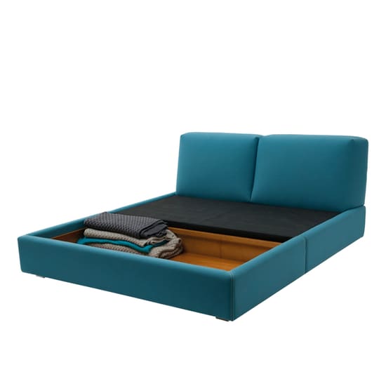 Dante Queen Bed - Teal - Home And Style