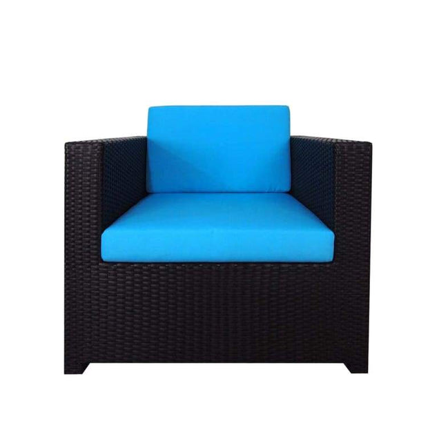 Fiesta Sofa Set II, Blue Cushions by Arena Living - Home And Style