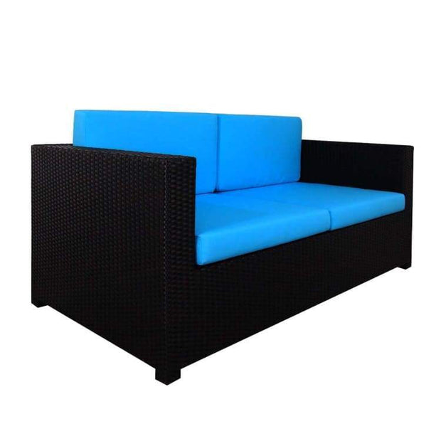 Fiesta Sofa Set II, Blue Cushions by Arena Living - Home And Style