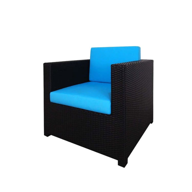 Fiesta Sofa Set II, Blue Cushions by Arena Living - Home And Style