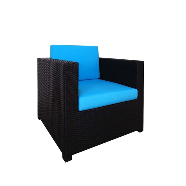 Fiesta Sofa Set II, Blue Cushions by Arena Living - Home And Style