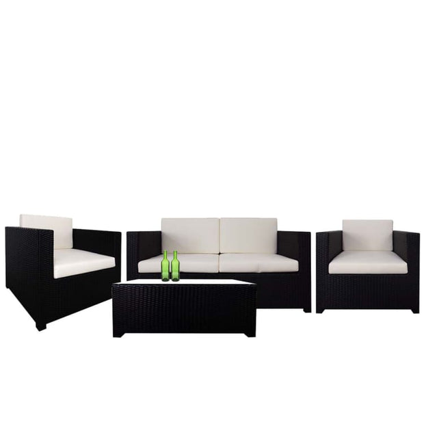 Fiesta Sofa Set II, White Cushions by Arena Living - Home And Style