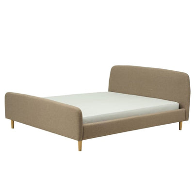 Guido Queen Bed Frame, Natural - Home And Style