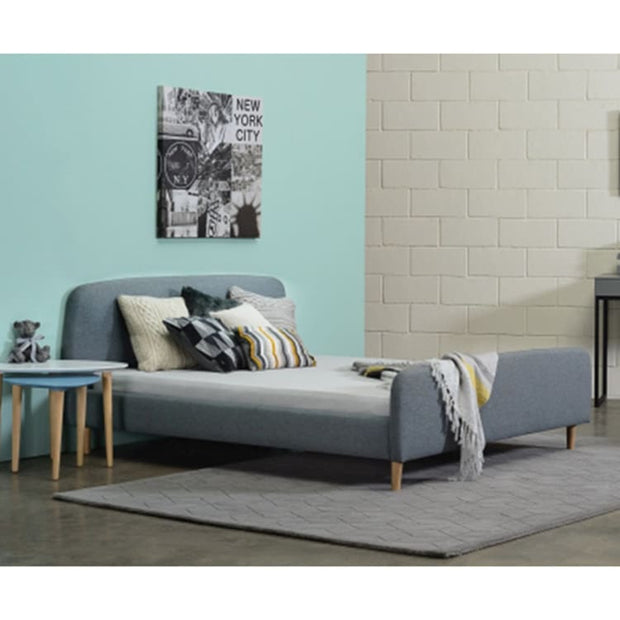 Guido Queen Bed Frame, Natural - Home And Style