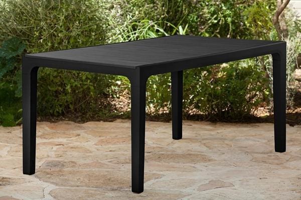 Harmony 6 Chairs Outdoor Dining Set, Dark Grey - Home And Style