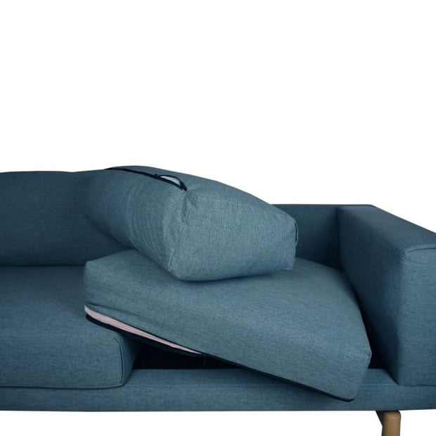 Hattan 3 Seater Sofa – Bluish Grey - Home And Style