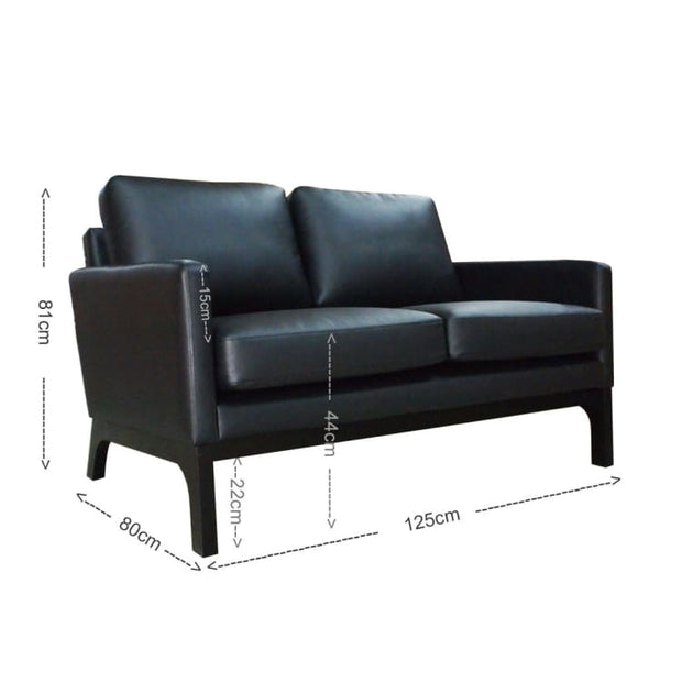 Klein 2 Seater Sofa – Brown - Home And Style