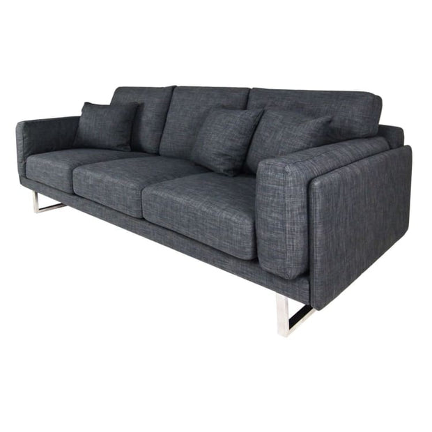 Melissa 3 Seater Sofa, Grey - Home And Style