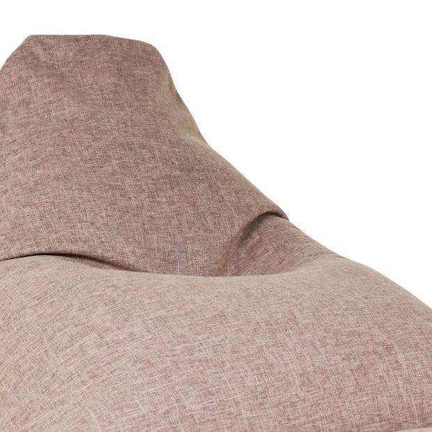 Moby Bean Bag + Ottoman in Brown - Home And Style
