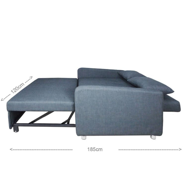 Motti Sofa Bed, Grey (2.5 Seater) - Home And Style