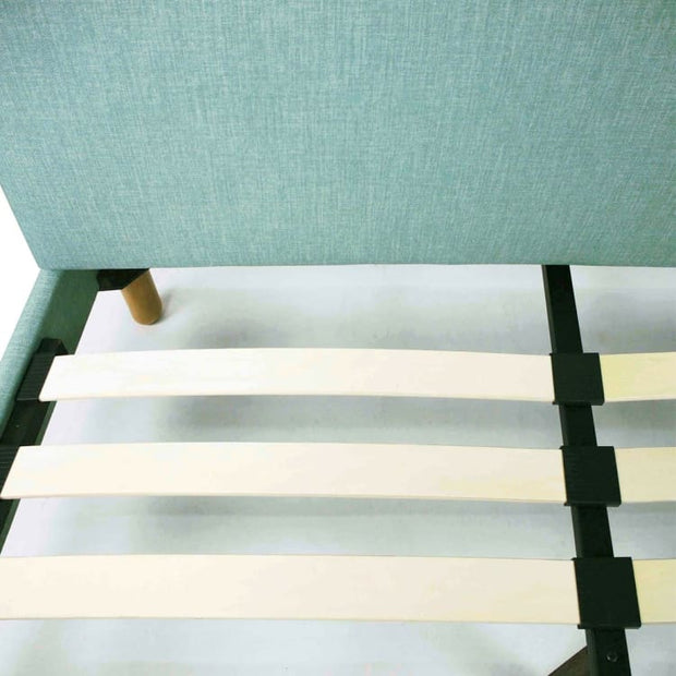 Oslo Queen Size Bedframe – Sea Green - Home And Style