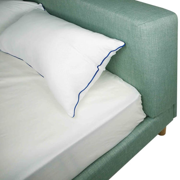Oslo Queen Size Bedframe – Sea Green - Home And Style