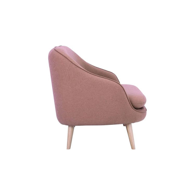 Prius 2 Seater Sofa Oak leg in Burnt Umber - Home And Style
