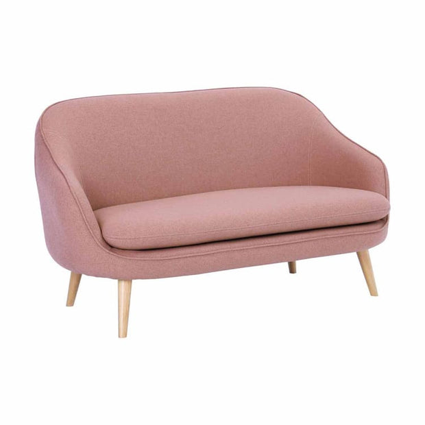 Prius 2 Seater Sofa Oak leg in Burnt Umber - Home And Style