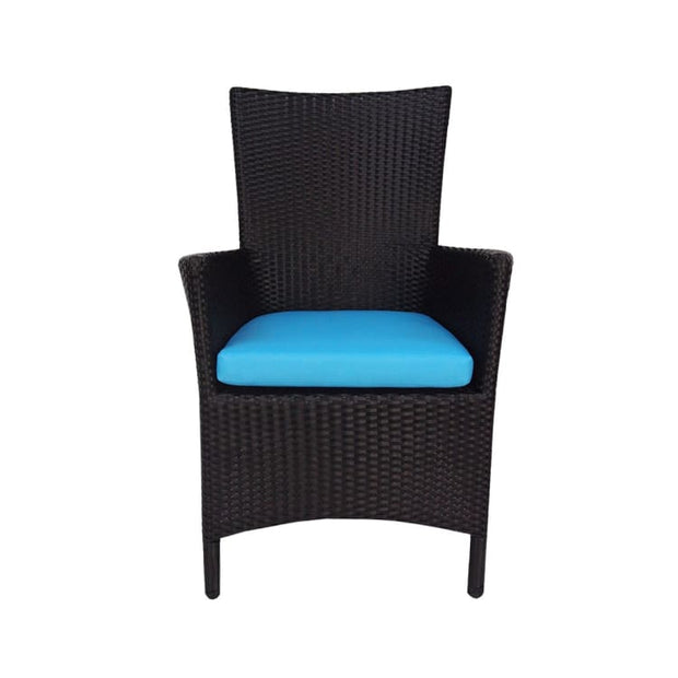Santa Patio Set, Blue Cushion by Arena Living - Home And Style