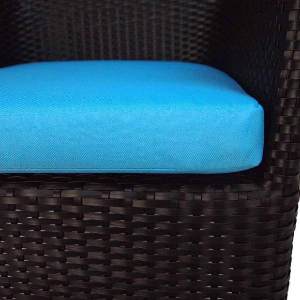Santa Patio Set, Blue Cushion by Arena Living - Home And Style