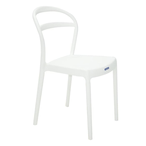 Sissi Chair Hole Backrest White by Tramontina - Home And Style