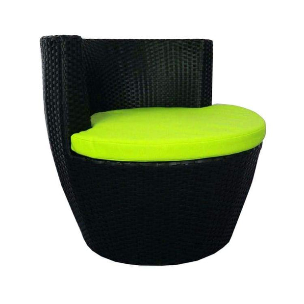 Stackable Patio Set, Green Cushions by Arena Living - Home And Style
