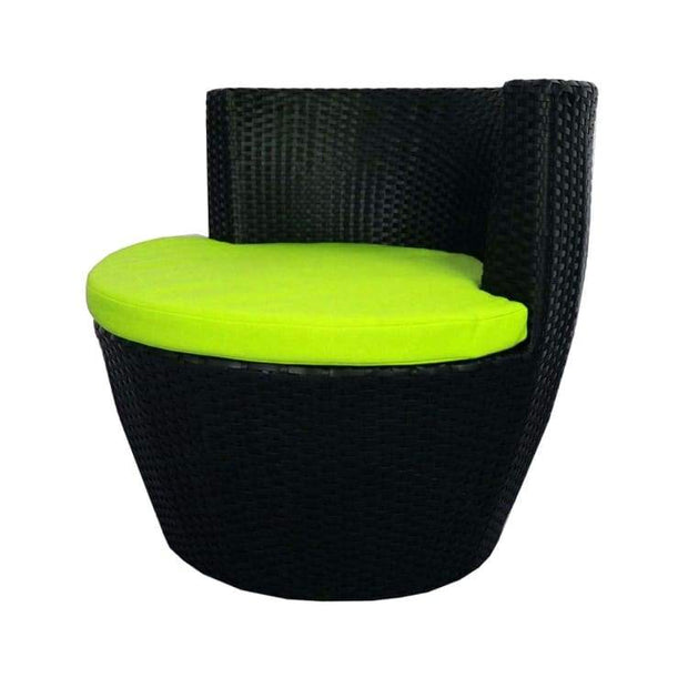 Stackable Patio Set, Green Cushions by Arena Living - Home And Style