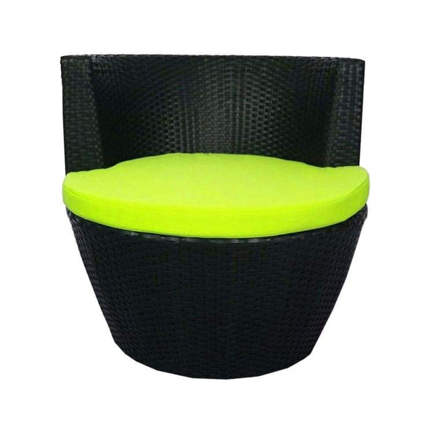 Stackable Patio Set, Green Cushions by Arena Living - Home And Style
