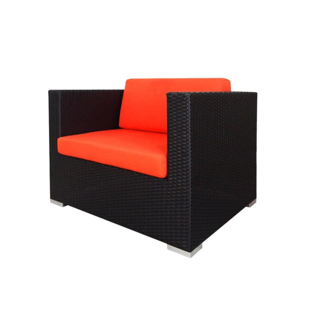 Summer Modular Sofa Set II, Orange Cushions by Arena Living - Home And Style